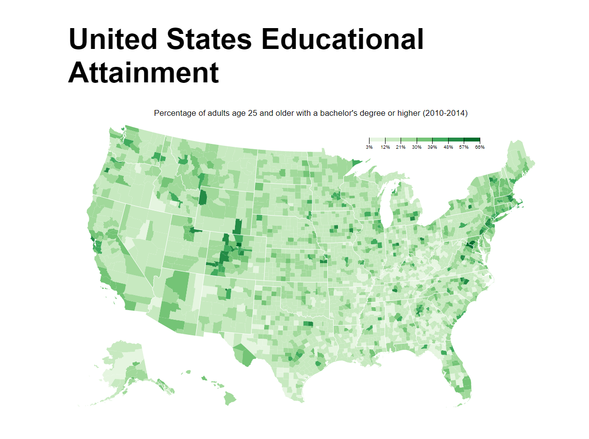 Visualize Data with a Choropleth Map